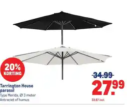 Makro Tarrington House parasol aanbieding