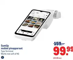 Makro SumUp mobiel pinapparaat aanbieding