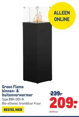 Makro Green Flame binnen- & aanbieding