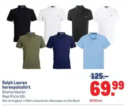 Makro Ralph Lauren herenpoloshirt aanbieding