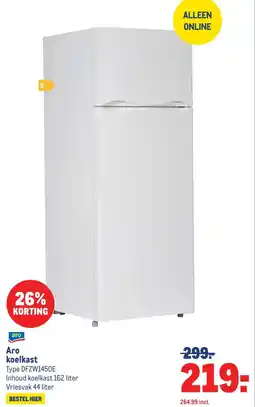 Makro Aro koelkast aanbieding