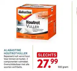 Kluswijs ALABASTINE HOUTROTVULLER aanbieding