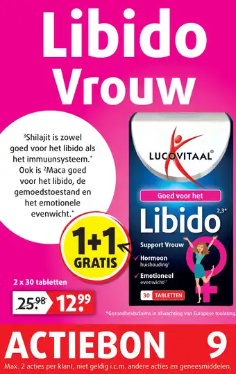 Lucovitaal Libido Vrouw aanbieding