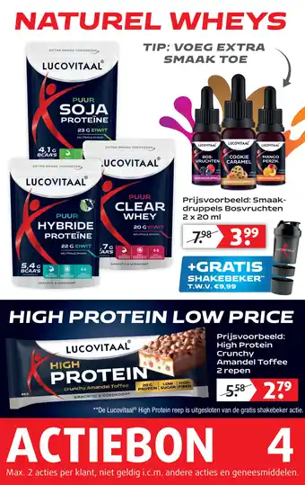 Lucovitaal NATUREL WHEYS aanbieding
