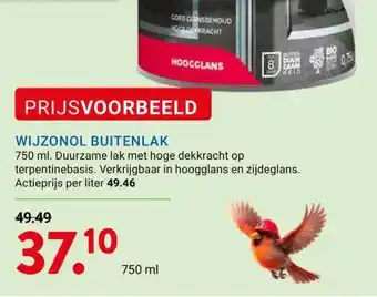 Kluswijs WIJZONOL BUITENLAK aanbieding
