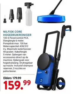 Kluswijs NILFISK CORE HOGEDRUKREINIGER aanbieding