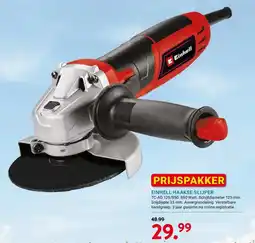 Kluswijs EINHELL HAAKSE SLIJPER aanbieding