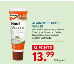 Kluswijs ALABASTINE HOUT VULLER aanbieding