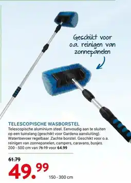 Kluswijs TELESCOPISCHE WASBORSTEL aanbieding