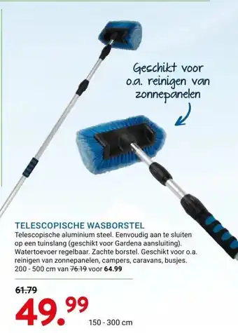 Kluswijs TELESCOPISCHE WASBORSTEL aanbieding