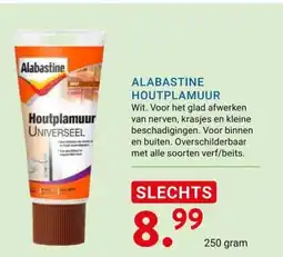 Kluswijs ALABASTINE HOUTPLAMUUR aanbieding