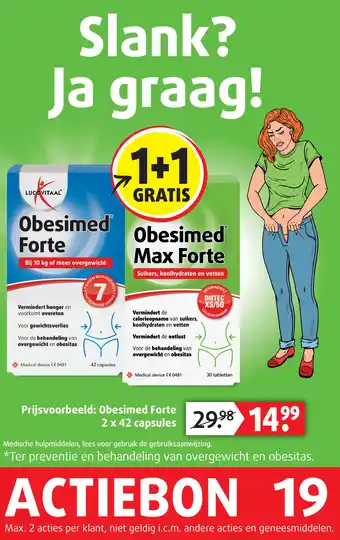 Lucovitaal Obesimed Forte aanbieding