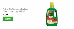 Intratuin Pokon Bio Terras en Balkon Planten voeding 500 ml aanbieding