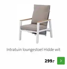Intratuin Intratuin loungestoel Hidde wit aanbieding