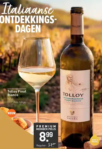 Tolloy Pinot Bianco 75CL