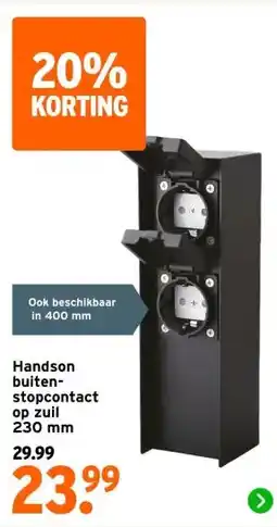 GAMMA Handson buiten- stopcontact aanbieding