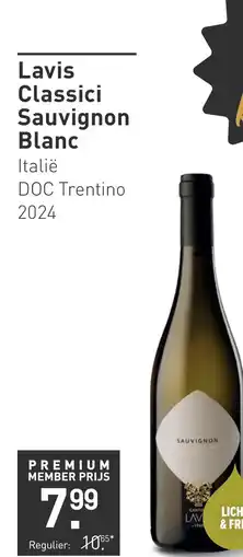 Gall & Gall Lavis Classici Sauvignon Blanc 75CL aanbieding