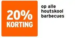 GAMMA op alle houtskool barbecues aanbieding