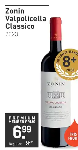 Gall & Gall Zonin Valpolicella Classico 75CL aanbieding
