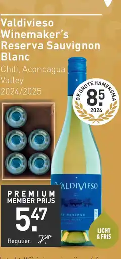 Gall & Gall Valdivieso Winemaker's Reserva Sauvignon Blanc 75CL aanbieding
