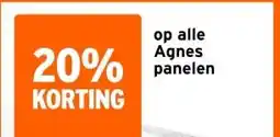 GAMMA op alle Agnes panelen aanbieding