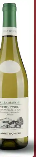 Gall & Gall Umani Ronchi Villa Bianchi Verdicchio 75CL aanbieding