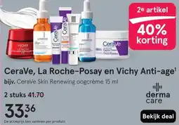 Etos CeraVe, La Roche-Posay en Vichy Anti-age¹ aanbieding