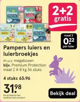 Etos Pampers luiers en luierbroekjes aanbieding