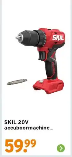 GAMMA SKIL 20V accuboormachine 3011CA brushless 55Nm (zonder accu) aanbieding