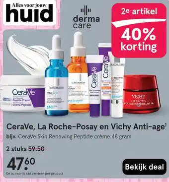 Etos CeraVe, La Roche-Posay en Vichy Anti-age¹ aanbieding