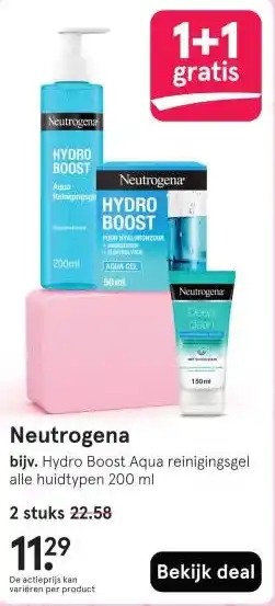 Etos Neutrogena aanbieding