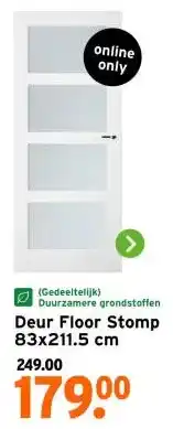 GAMMA Deur Floor Stomp aanbieding