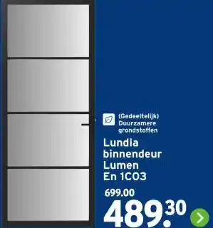 GAMMA Lundia binnendeur Lumen aanbieding