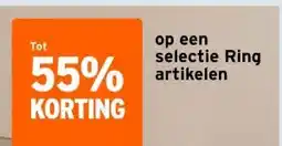 GAMMA op een selectie Ring artikelen aanbieding