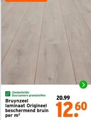GAMMA Bruynzeel laminaat Origineel beschermend bruin aanbieding