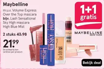 Etos Maybelline aanbieding