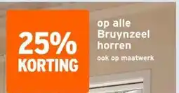 GAMMA op alle Bruynzeel horren aanbieding
