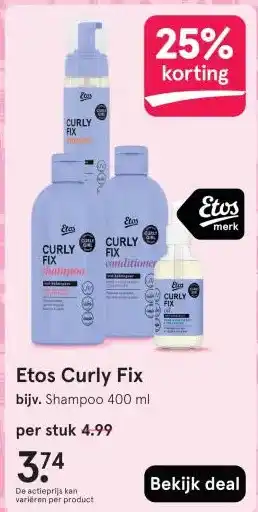 Etos Etos Curly Fix aanbieding