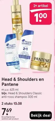 Etos Head & Shoulders en Pantene aanbieding