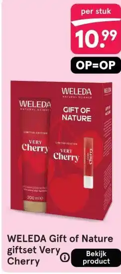 Etos WELEDA Gift of Nature giftset Very Cherry aanbieding