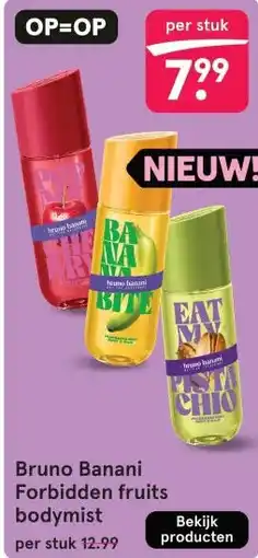 Etos Bruno Banani Forbidden fruits bodymist aanbieding