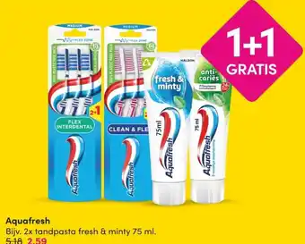 DA Aquafresh aanbieding