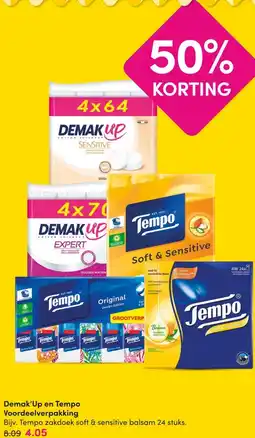 DA Demak'Up en Tempo Voordeelverpakking aanbieding