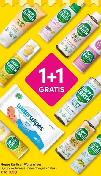 DA Happy Earth en WaterWipes aanbieding