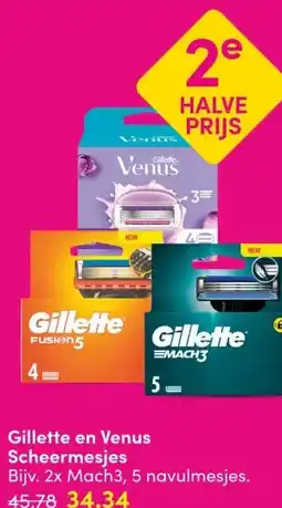 DA Gillette en Venus Scheermesjes aanbieding