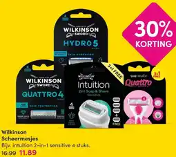 DA Wilkinson Scheermesjes aanbieding