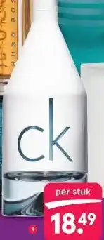 Etos 4 Calvin Klein CK IN2U Man Eau de toilette 100 ml adviesprijs 31.00 aanbieding