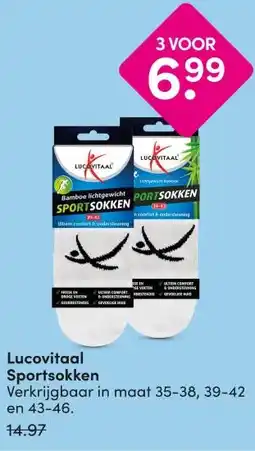 DA Lucovitaal Sportsokken aanbieding