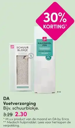 DA DA Voetverzorging aanbieding