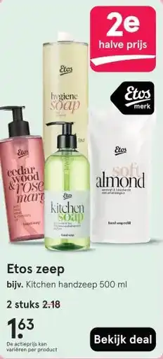 Etos Etos zeep aanbieding